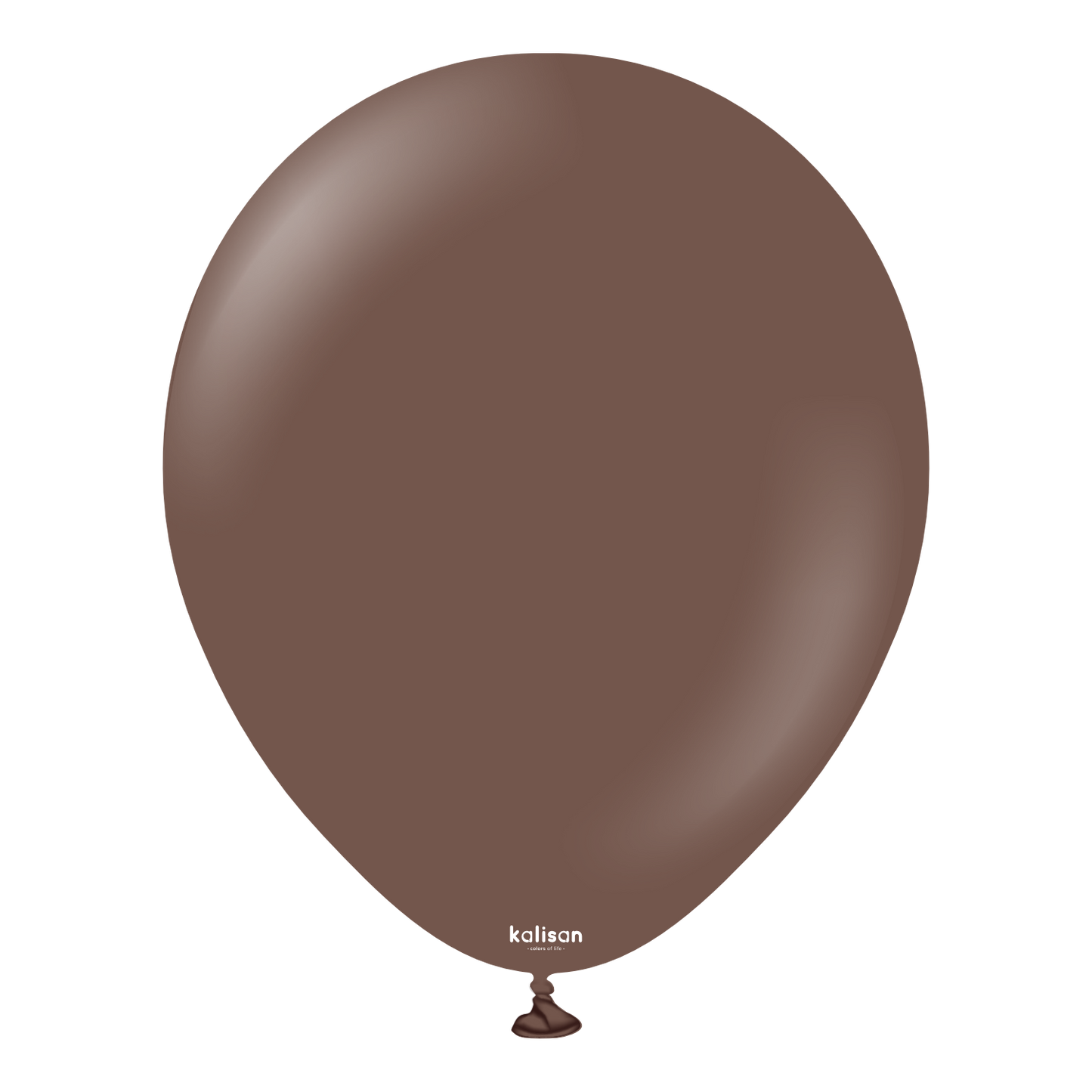 Chocolate Brown 12″ Latex Balloons by Kalisan from Instaballoons