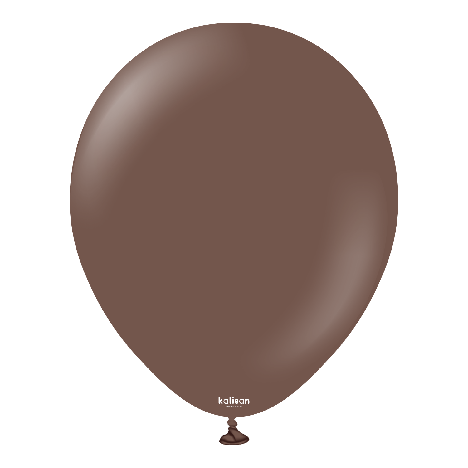 Chocolate Brown 12″ Latex Balloons by Kalisan from Instaballoons