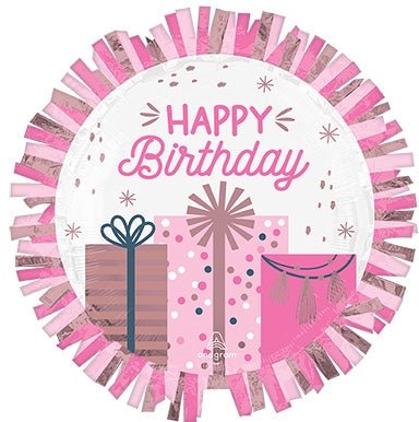 24" Pastel Birthday with Fringe - Anagram