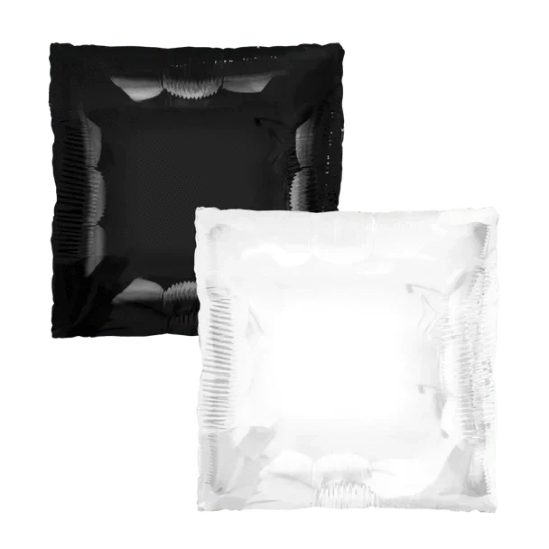 24" Squared - Black/White - Tuftex