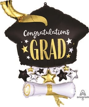 25" Satin Infused Cap and Diploma - Anagram