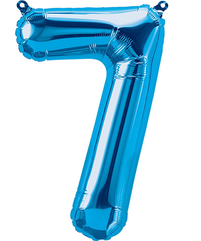 26" Blue Foil Numbers - Party America