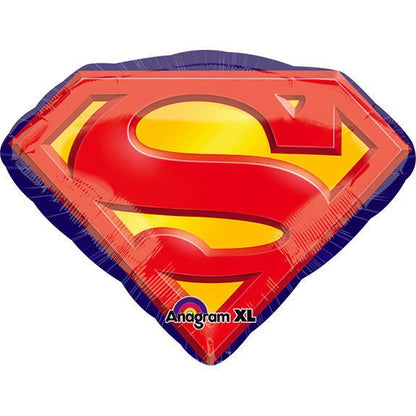 26" SUPERMAN Emblem SuperShape Foil Balloon (PKG) - Anagram