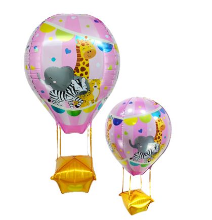 26in Hot Air Balloon - Pink 26″ by Imported from Instaballoons