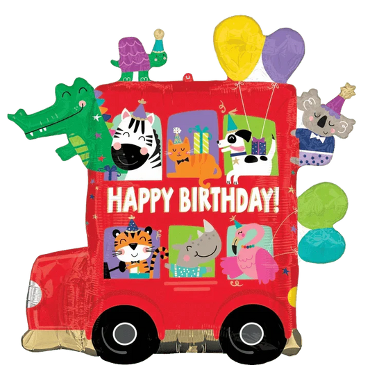 28" Birthday Party Bus - Anagram