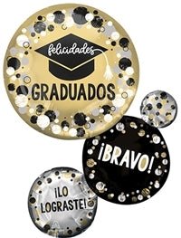 28" Felicidades Graduados Circles & Dots (5ct) - Anagram