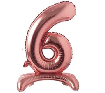 28" Standing Foil Numbers - Rose Gold - Winner Party