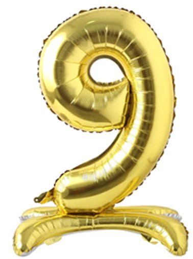 28" Standing Number Balloon - Gold - Winner Party