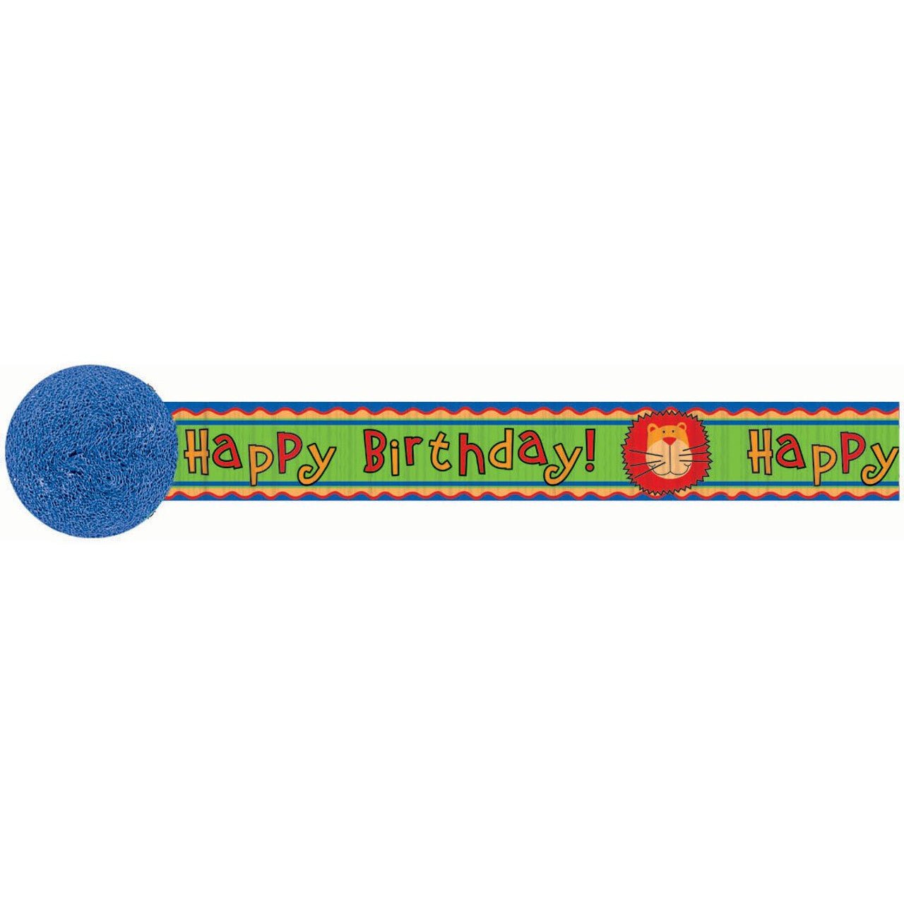 30' Crepe Streamer - Wild Kingdom - Amscan