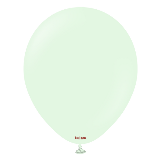 Macaron Pale Green 18″ Latex Balloons (25 count)