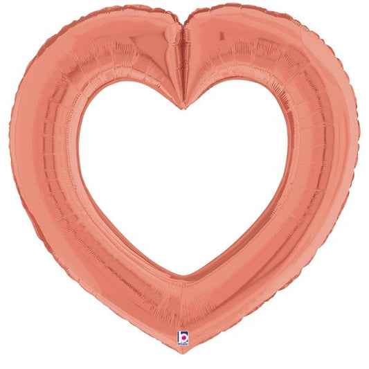 32" Linking Heart - Rose Gold - Betallic