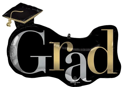 33" Grad with Cap - Anagram