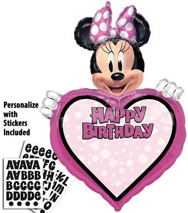 33" Minnie Mouse Birthday - Personalizable - Anagram