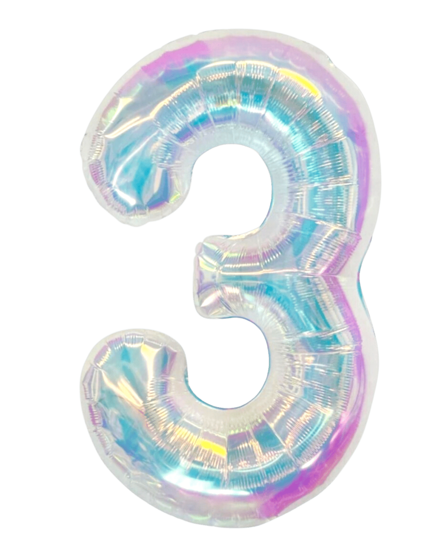 34" Balloon Numbers - Iridescent - Winner Party