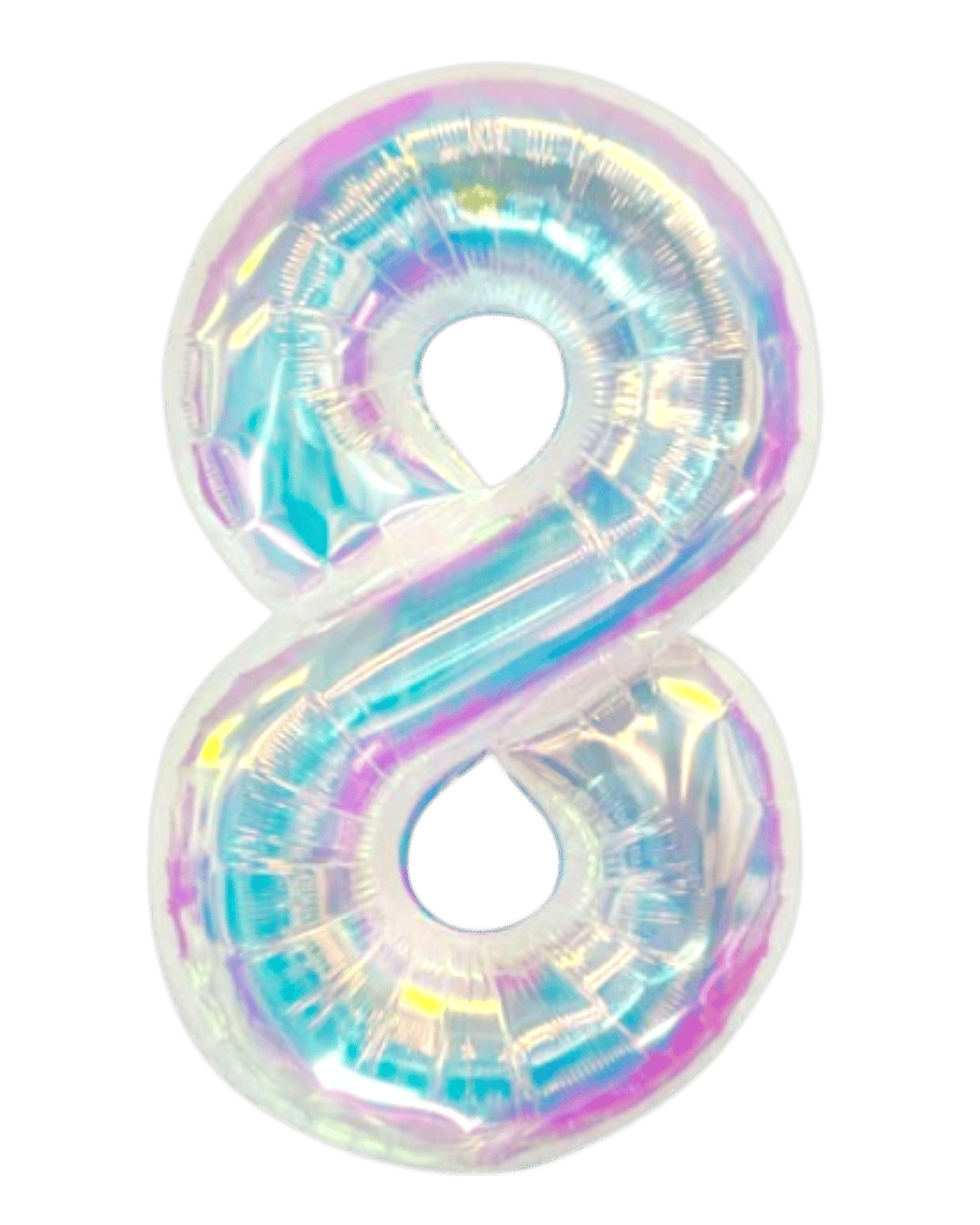 34" Balloon Numbers - Iridescent - Winner Party