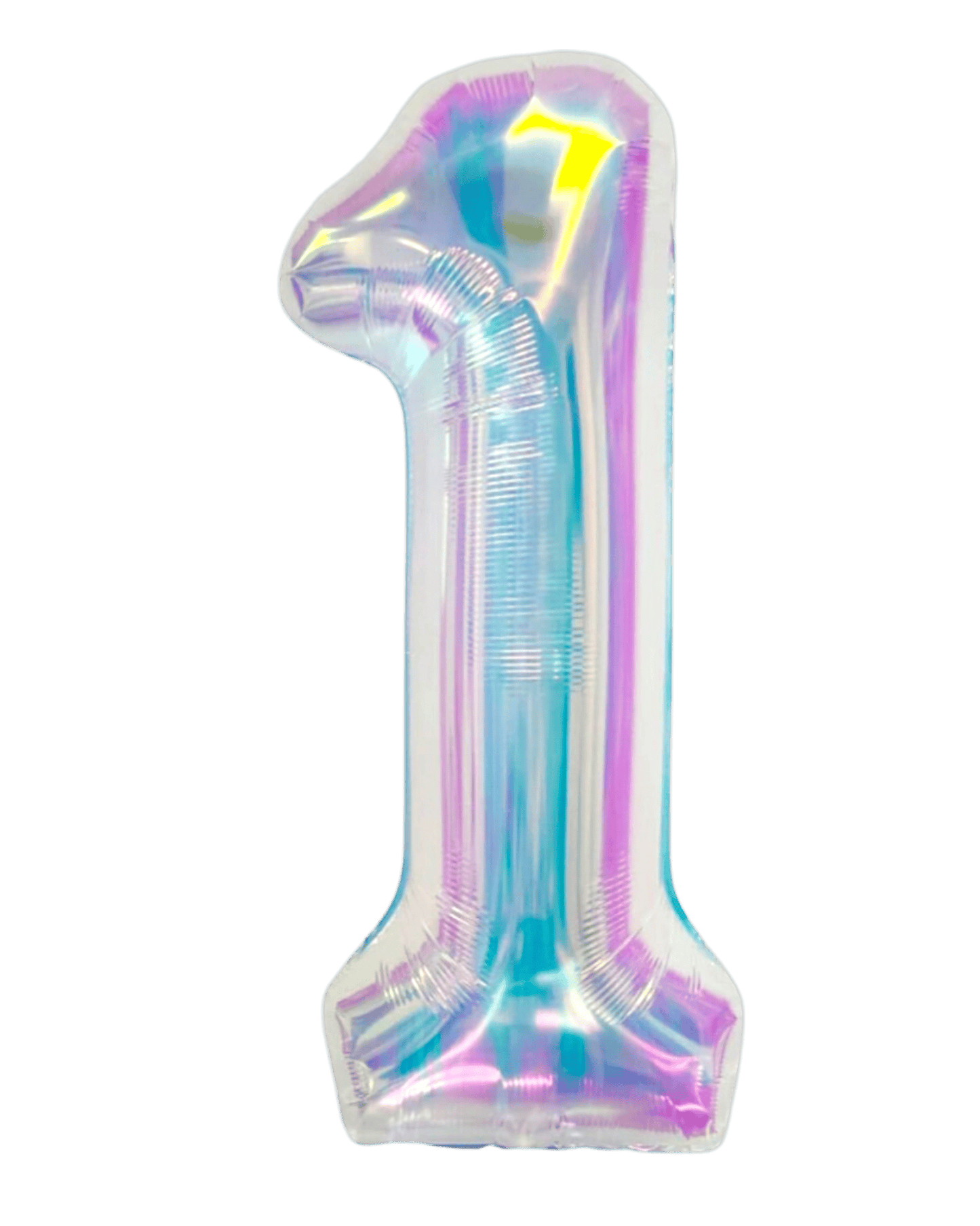 34" Balloon Numbers - Iridescent - Winner Party
