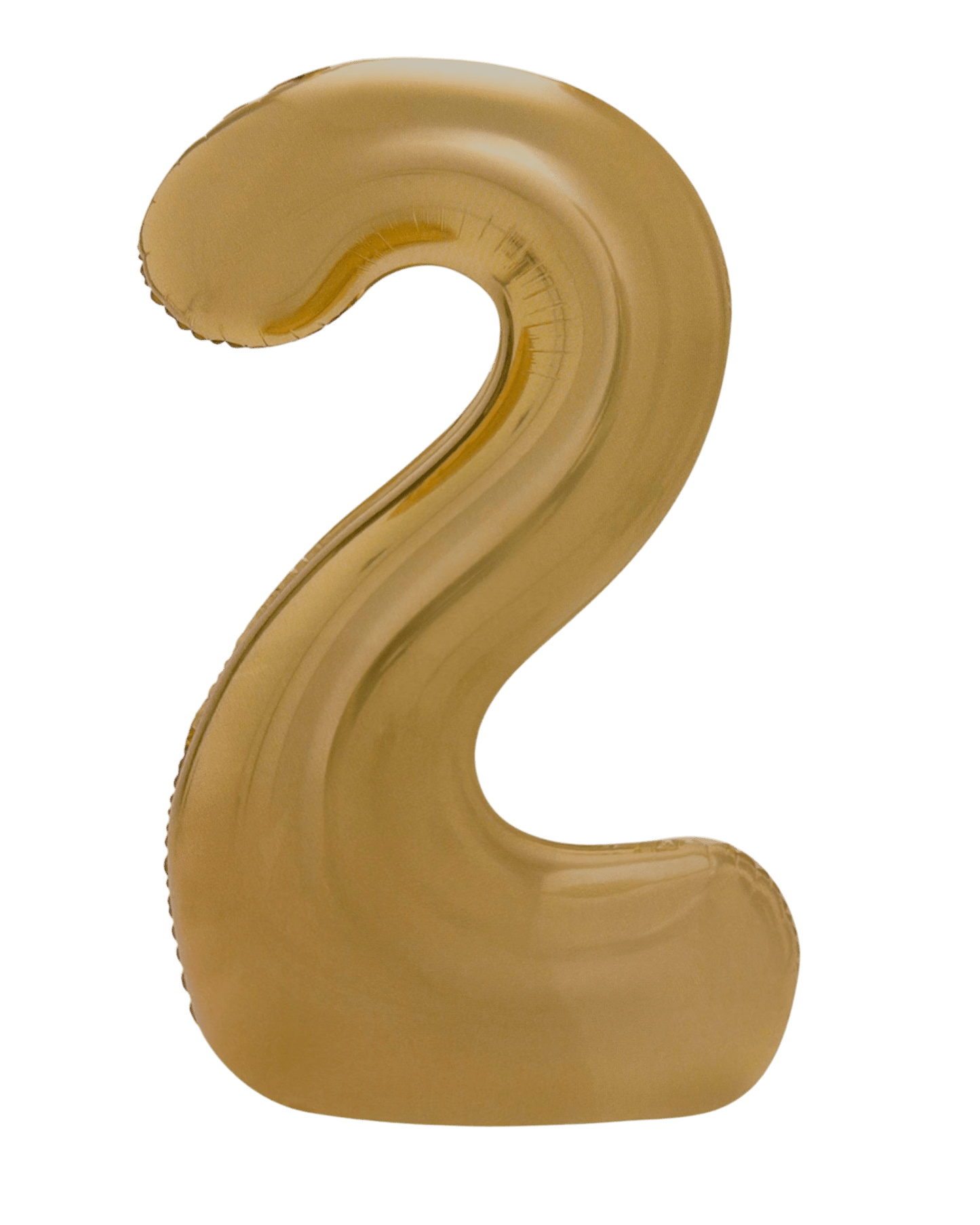 34" Balloon Numbers - Matte Gold - Winner Party