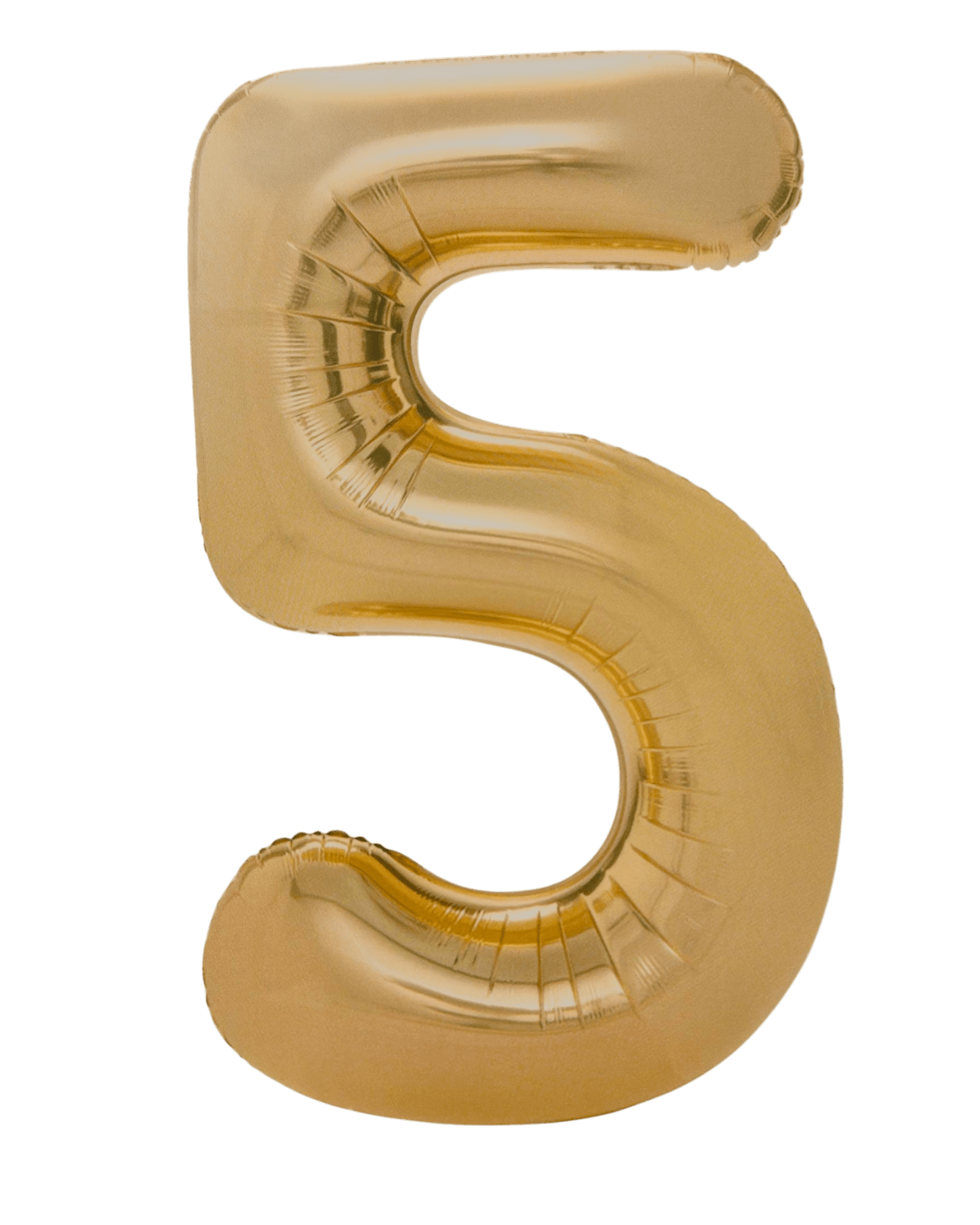 34" Balloon Numbers - Matte Gold - Winner Party