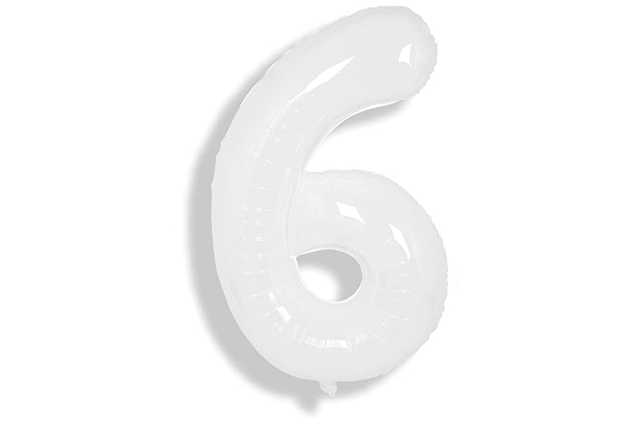 34" Balloon Numbers - White - Winner Party