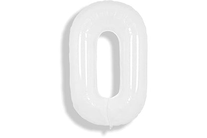 34" Balloon Numbers - White - Winner Party