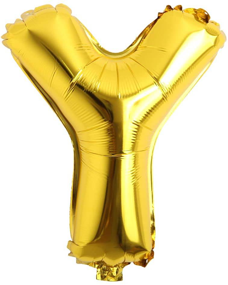 34" Foil Balloon Letters - Gold - Party America