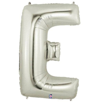 34" Megaloon Letter E - Silver - Betallic