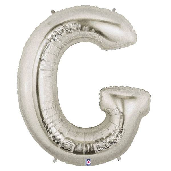 34" Megaloon Letter G - Silver - Betallic