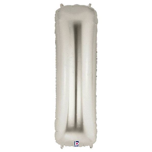34" Megaloon Letter I - Silver - Betallic