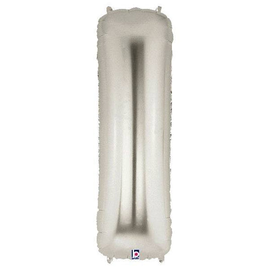 34" Megaloon Letter I - Silver - Betallic