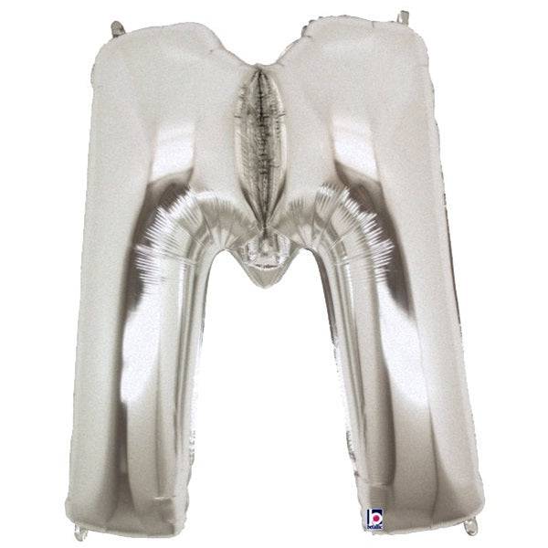 34" Megaloon Letter M - Silver - Betallic