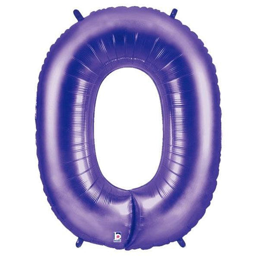 34" Megaloon Number 0 - Purple - Betallic