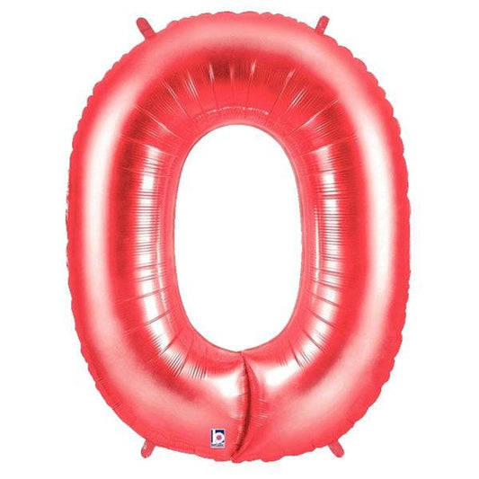 34" Megaloon Number 0 - Red - Betallic