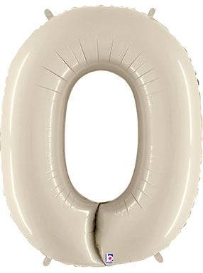 34" Megaloon Number 0 - White Sand - Betallic