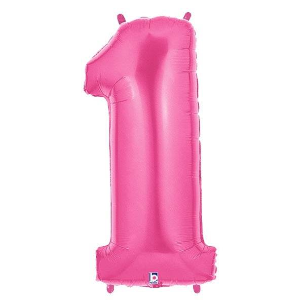 34" Megaloon Number 1 - Pink - Betallic