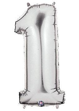 34" Megaloon Number 1 - Silver - Betallic