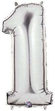 34" Megaloon Number 1 - Silver - Betallic
