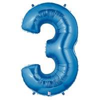34" Megaloon Number 3 - Blue - Betallic
