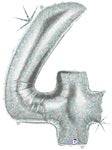 34" Megaloon Number 4 - Holographic - Betallic