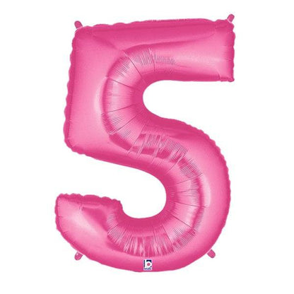34" Megaloon Number 5 - Pink - Betallic