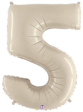34" Megaloon Number 5 - White Sand - Betallic