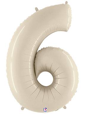 34" Megaloon Number 6 or 9 - White Sand - Betallic
