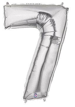 34" Megaloon Number 7 - Silver - Betallic