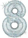 34" Megaloon Number 8 - Holographic - Betallic