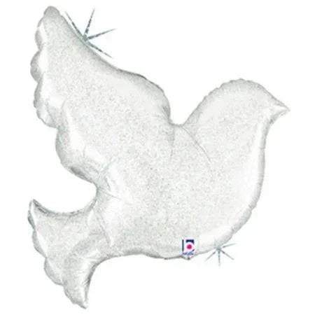 34" Pearl White Dove - Betallic