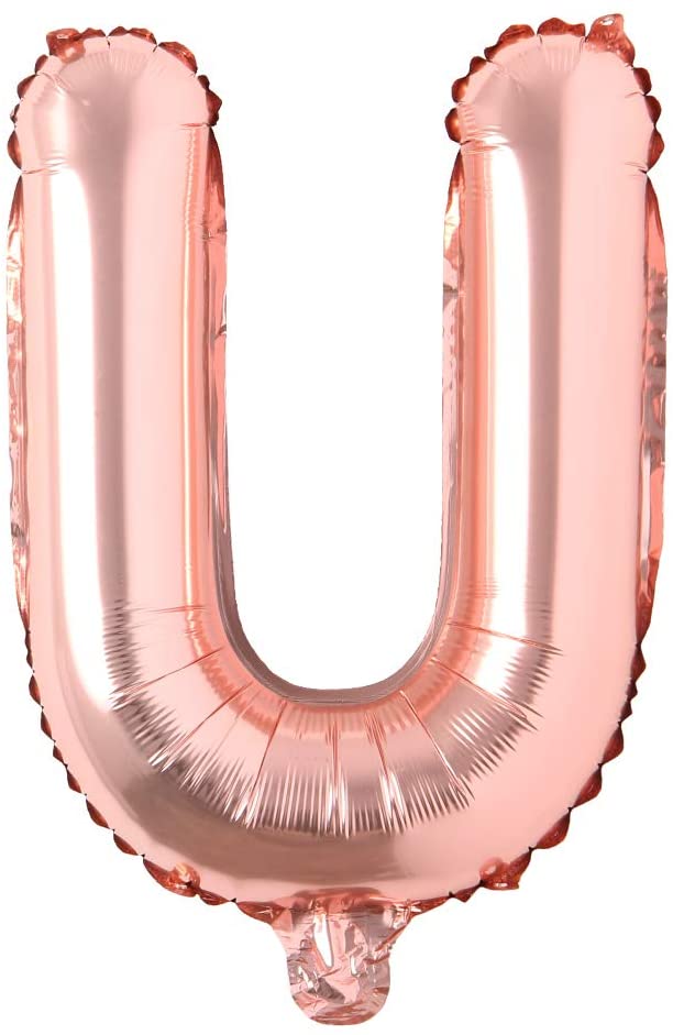 16" Balloon Letters - Rose Gold - Party America