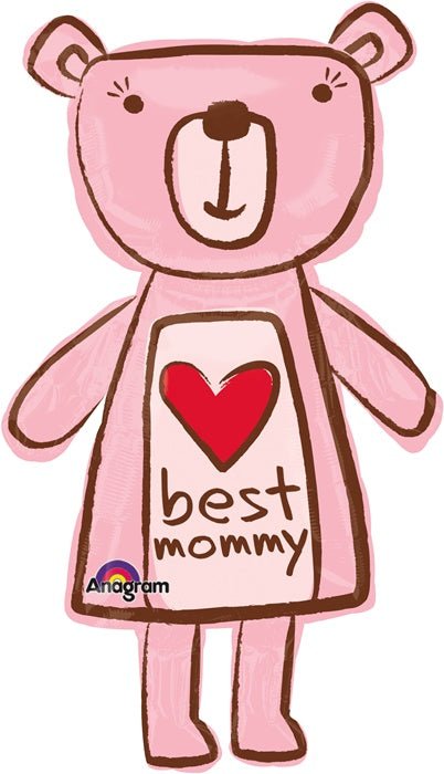 35" Best Mommy Bear - Winner Party