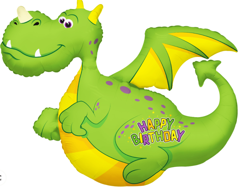 36" Happy Birthday Dragon - Conver USA