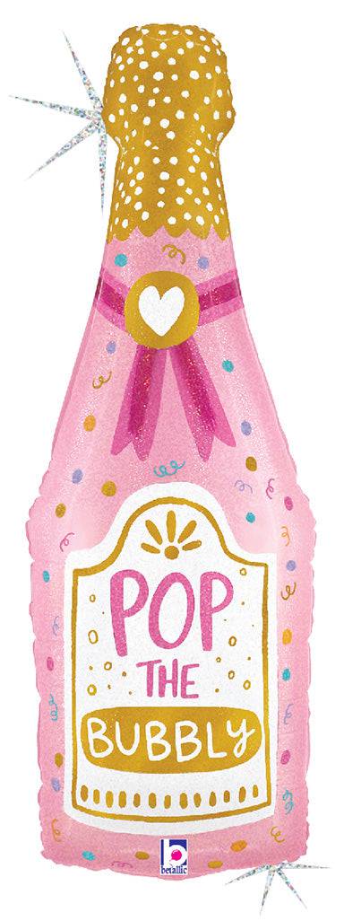 37" Bubbly Champagne Bottle - Betallic