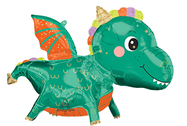 38" UltraShape¨ - Cute Dragon - Anagram