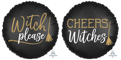 Satin Cheers Witches 17" Balloon